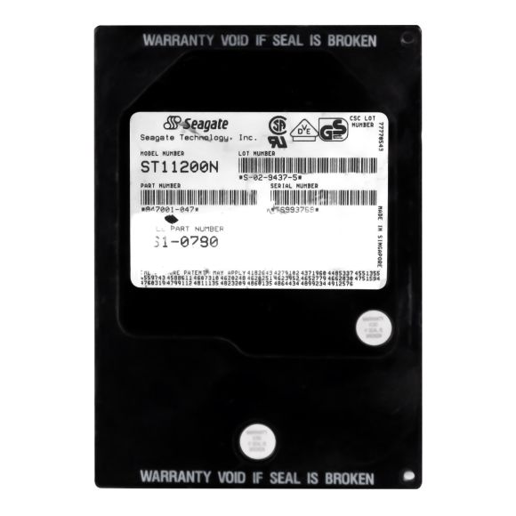 HDD SEAGATE ST11200N 105 GB 5.4k SCSI 3.5'' HH