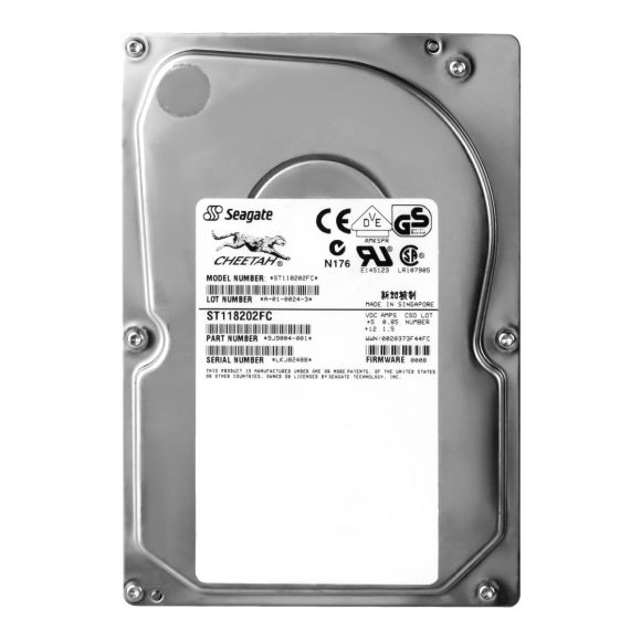 SEAGATE CHEETAH 18.2GB 10K 1MB FC 3.5'' ST118202FC