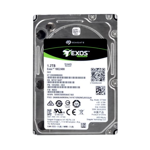 SEAGATE EXOS 1.2TB 10K 128MB SAS-3 2.5'' ST1200MM0009