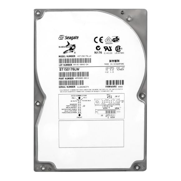 HDD SEAGATE ST150176LW 50 GB 7.2K SCSI 68-PIN 3.5''