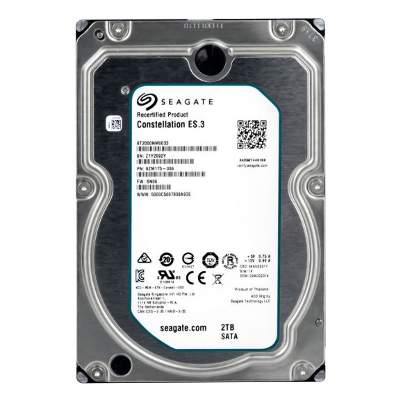 SEAGATE CONSTELLATION ES.3 2TB SATA III 7.2K 128MB 3.5'' ST2000NM0033