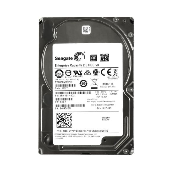 SEAGATE EXOS 7E2000 2TB 7.2K 128MB SATA III 2.5'' ST2000NX0253