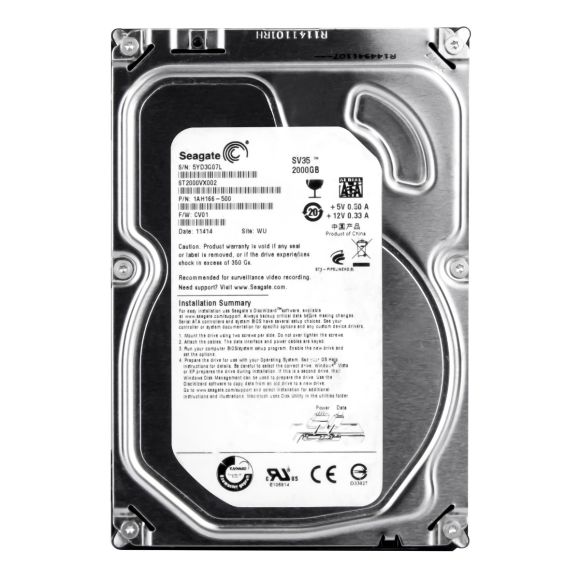 SEAGATE 2TB SV35 6Gb 5.9K 64MB 3.5'' ST2000VX002