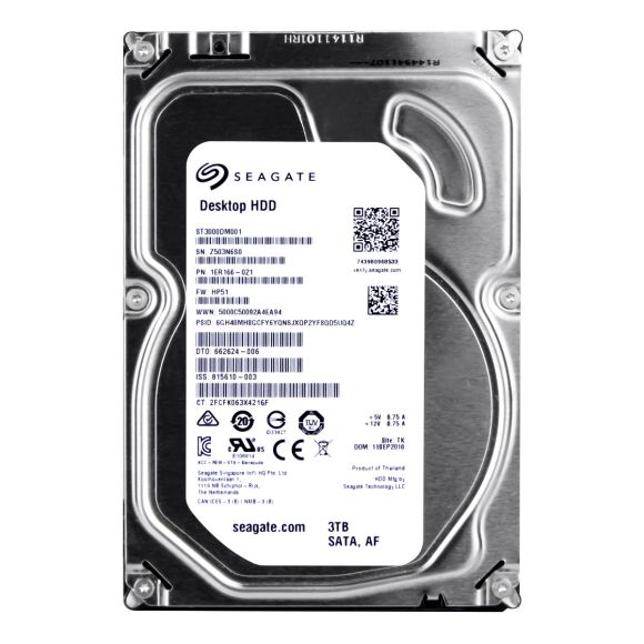 SEAGATE DESKTOP HDD 3TB 7.2K 64MB SATA III 3.5'' ST3000DM001