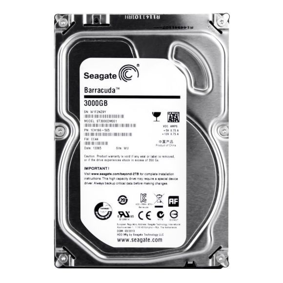 SEAGATE BARRACUDA 3TB 7,2K 64MB SATA III 3,5'' ST3000DM001