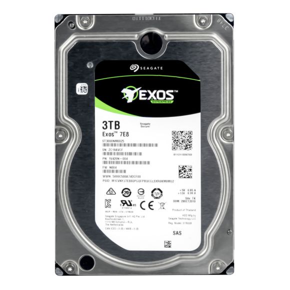 SEAGATE EXOS 758 3TB 7.2K 128MB SAS-3 3.5'' ST3000NM0025