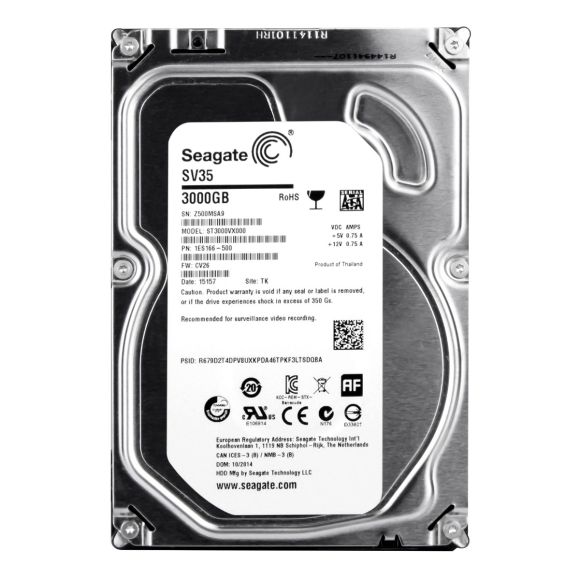 SEAGATE SV35 3TB 7.2K 64MB SATA III 3.5" ST3000VX000