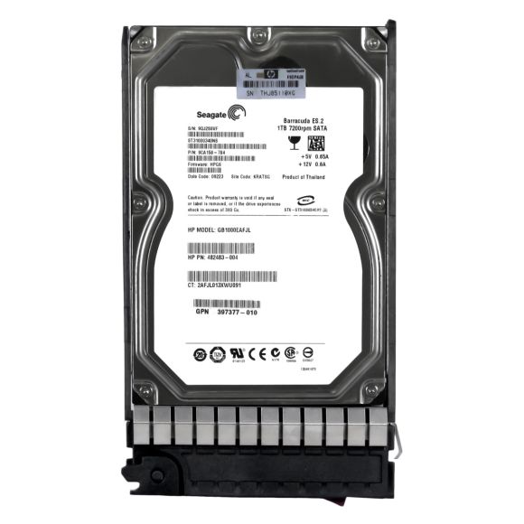 HP GB1000EAFJL 1TB 7.2K 3.5" SATA 482483-004