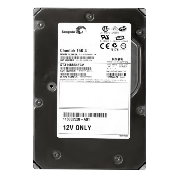 EMC 118032520-A01 146GB 15K 8MB FC 3.5'' ST3146854FCV