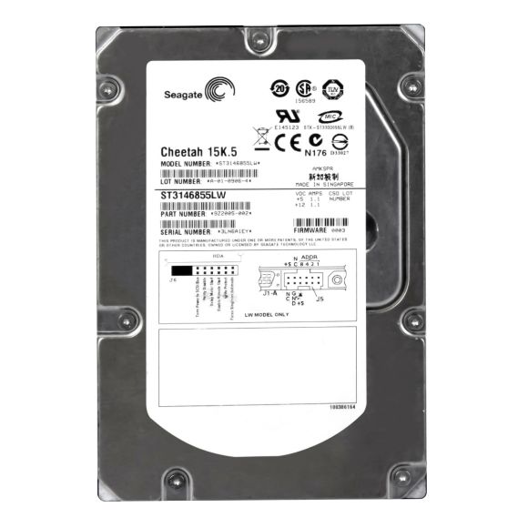 SEAGATE ST3146855LW 146GB U160 SCSI 68-PIN 15K