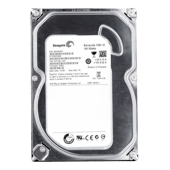 DELL 0DKP5D 160GB 7.2K 8MB SATA III 3.5'' ST3160316AS