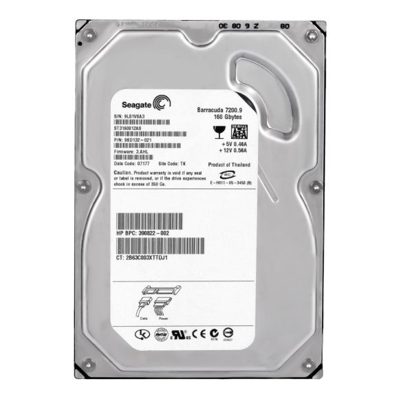 HDD HP 390822-002 160GB SATA 7.2K 3.5'' ST3160812AS