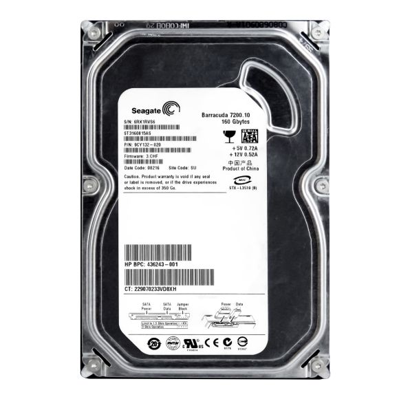 HP 436243-001 160GB 7.2K 8MB SATA II 3.5'' ST3160815AS