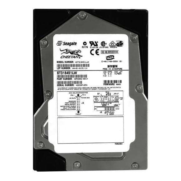 SEAGATE CHEETAH X15 18.4GB 15K 4MB  SCSI U160 3.5'' ST318451LW