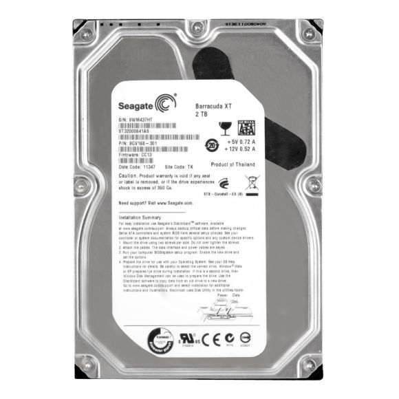 SEAGATE BARRACUDA XT 2TB 7.2K 64MB SATA III 3.5'' ST32000641AS