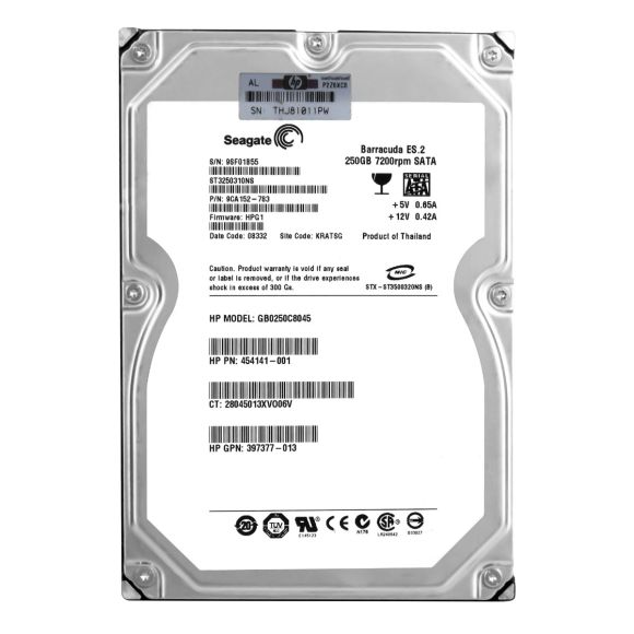 HP GB0250C8045 250GB 3.5" SATA 7.2K RPM