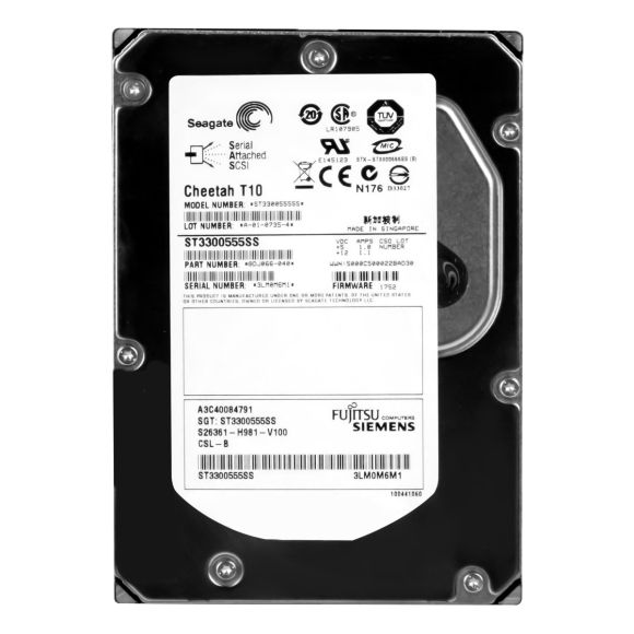 FUJITSU SIEMENS A3C40084791 300GB 10K SAS S26361-H981-V100