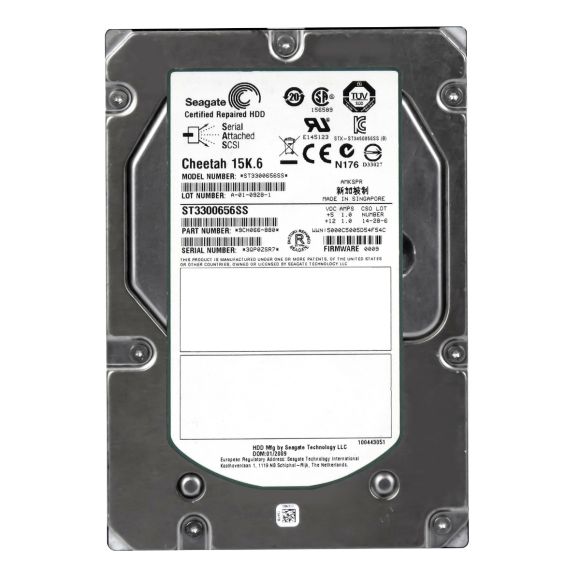 SEAGATE 300GB CHEETAH 15K.6 SAS 15K 16MB 3.5'' ST3300656SS