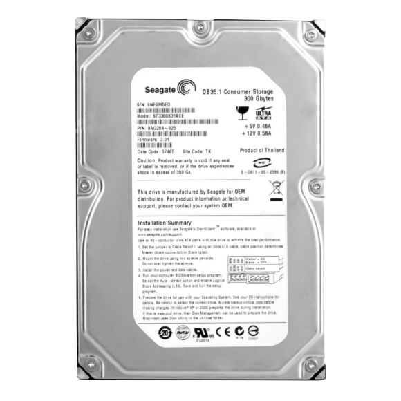 SEAGATE DB35.1 300GB 7.2k 8MB ATA 3.5'' ST3300831ACE