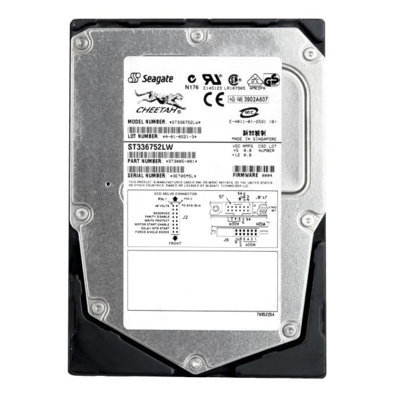 SEAGATE ST336752LW HDD 36GB 15K SCSI 68-PIN U160 3.5" 8MB