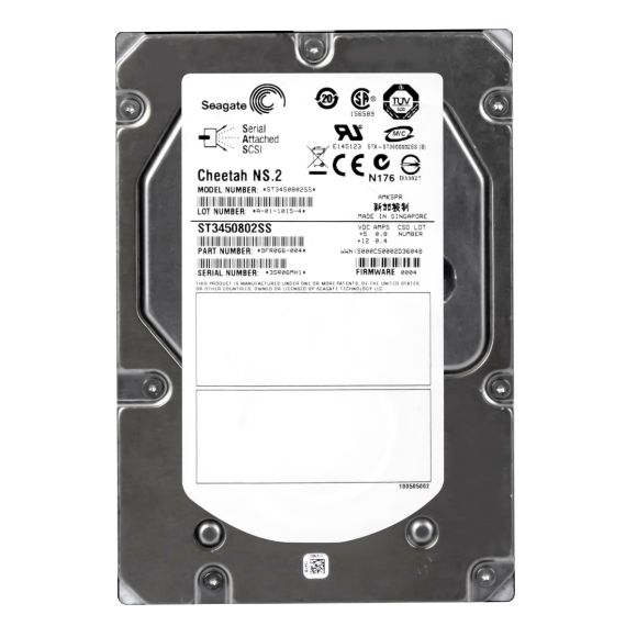 SEAGATE CHEETAH NS.2 450GB 10K 16MB SAS-2 3.5'' ST3450802SS