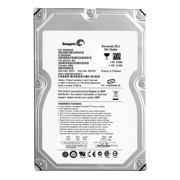 Seagate ST3500320NS 500GB BARRACUDA ES2