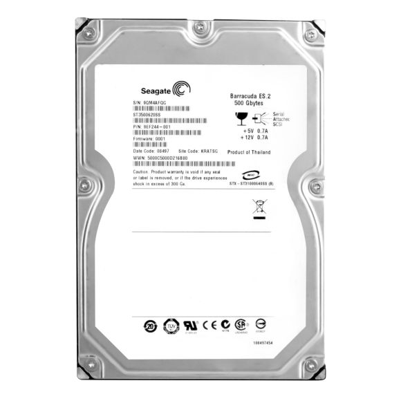 DYSK SEAGATE BARRACUDE ES.2 ST3500620SS 500GB SAS 7.2K 3.5"