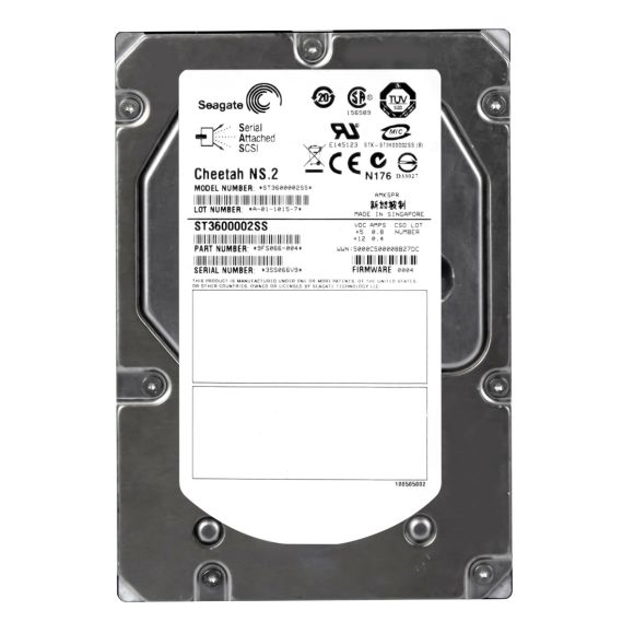 Seagate ST3600002SS 600GB 10k SAS 6.0Gbps 3.5"