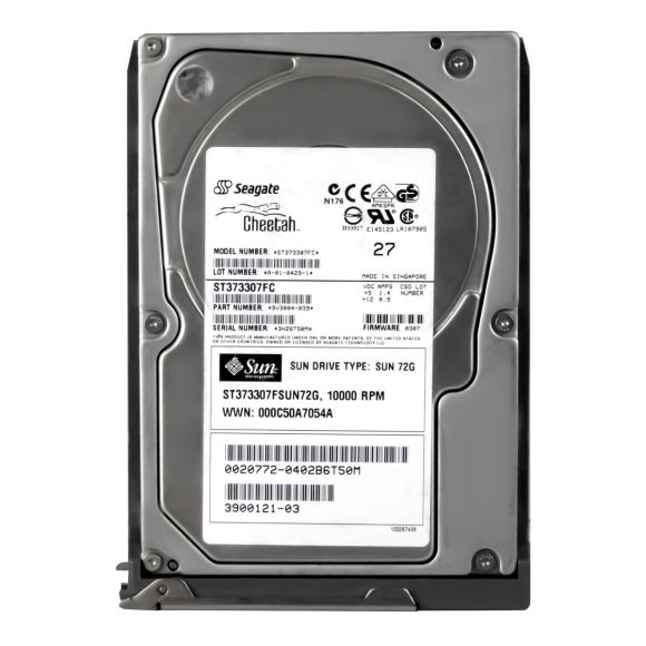 SUN ST373307FSUN72G 73GB 10k FC 3900121-03