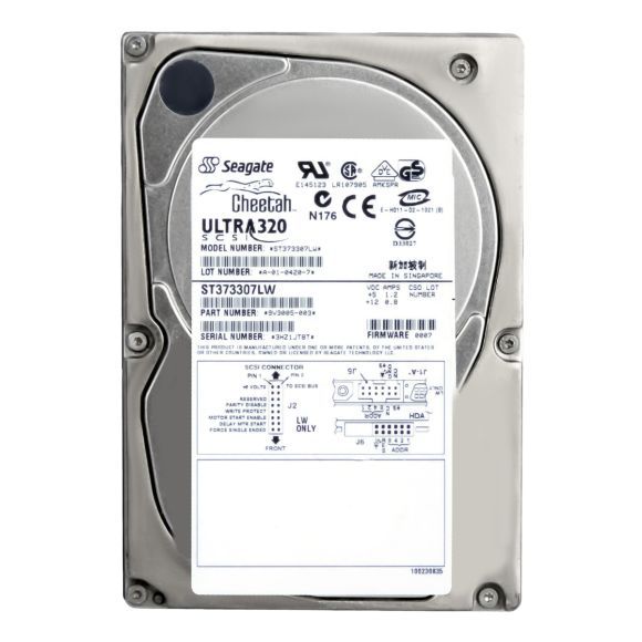 SEAGATE ST373307LW 73GB 10k Ultra320 SCSI 68-PIN 3.5"