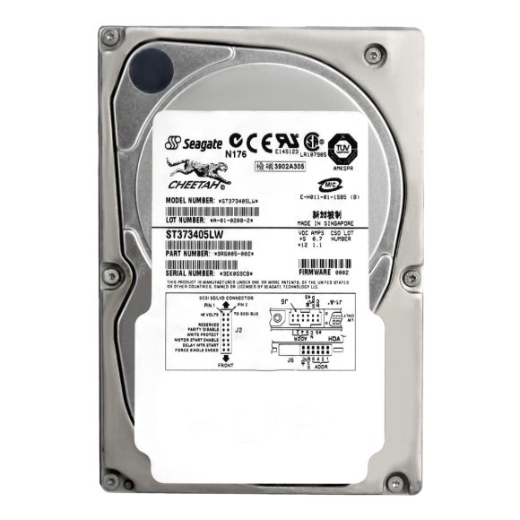 SEAGATE CHEETAH 73LP 73.4GB 10K 4MB SCSI U160 3.5'' ST373405LW