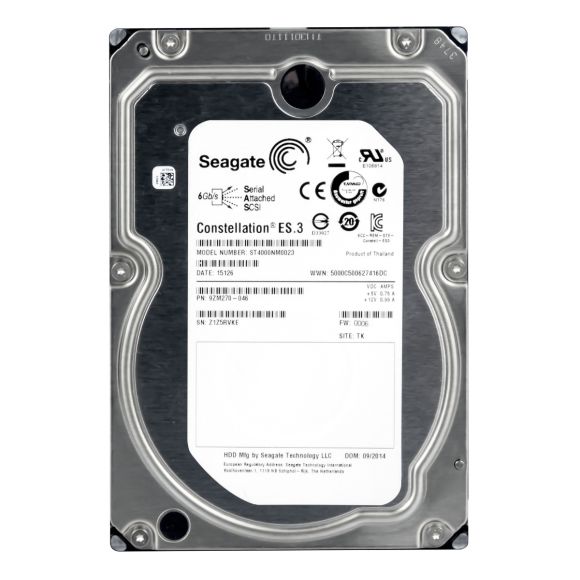 SEAGATE CONSTELATION ES.3 4TB 7,2K 128MB SAS-2 3,5'' ST4000NM0023