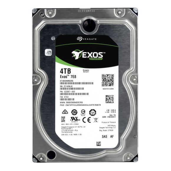 SEAGATE EXOS 7E8 4TB 7.2K 128MB SAS-3 3.5'' ST4000NM0255