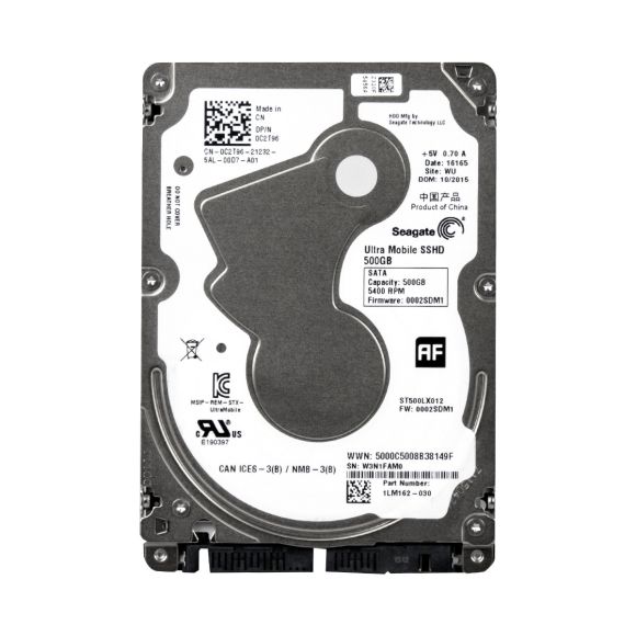 SEAGATE ULTRA MOBILE SSHD 500GB 5.4k 64MB SATA III 2.5'' ST500LX012