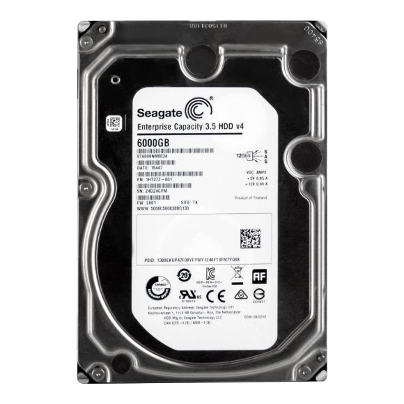 SEAGATE ST6000NM0034 6TB 128MB SAS 12Gb 7.2k ENTERPRISE CAPACITY