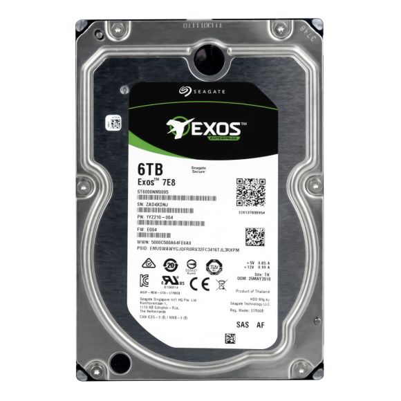 SEAGATE EXOS 7E8 6TB 7.2K 256MB SAS-3 3.5'' ST6000NM0095