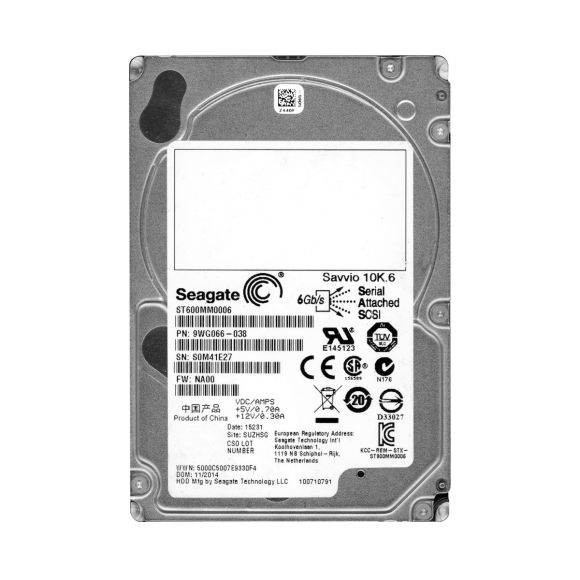 SEAGATE SAVVIO 10K.6 600GB 10K SAS-2 2.5'' ST600MM0006