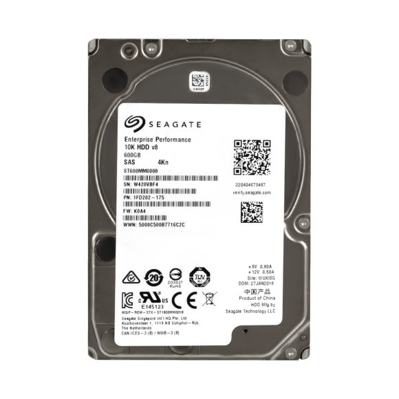 SEAGATE 600GB 10K 128MB SAS-3 2.5'' ST600MM0008