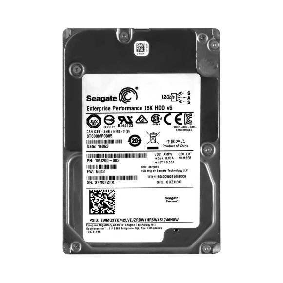 SEAGATE 600GB 15K 128MB SAS-2 2.5'' ST600MP0005