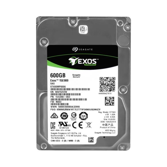 SEAGATE EXOS 15E900 600GB 15K 256MB SAS-3 2.5'' ST600MP0006