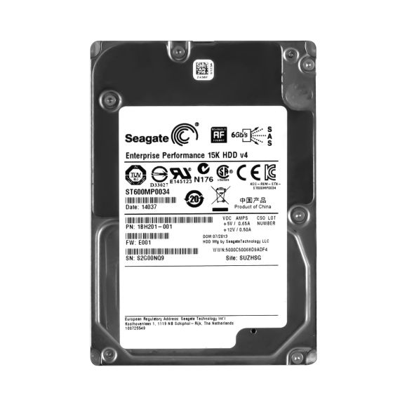 SEAGATE ST600MP0034 600 GB SAS 15.000 RPM 64MB 2.5