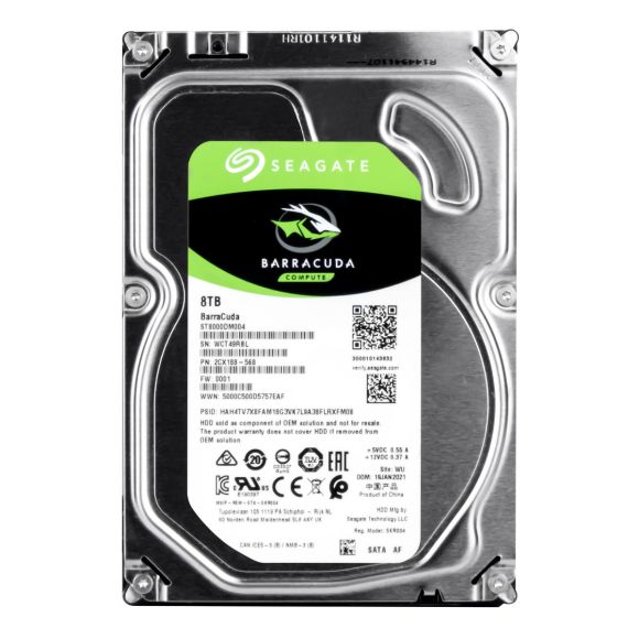 SEAGATE BarraCuda 8TB SATA III 5.4K 256MB 3.5'' ST8000DM004