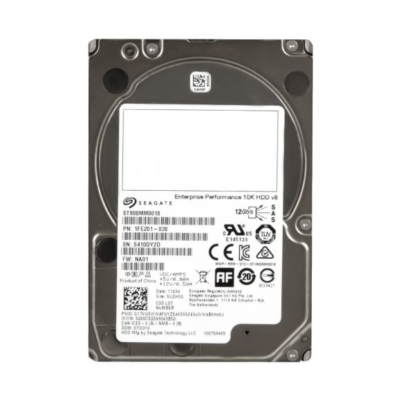 SEAGATE ENTERPRISE 900GB 10K 128MB SAS-3 2.5'' ST900MM0018