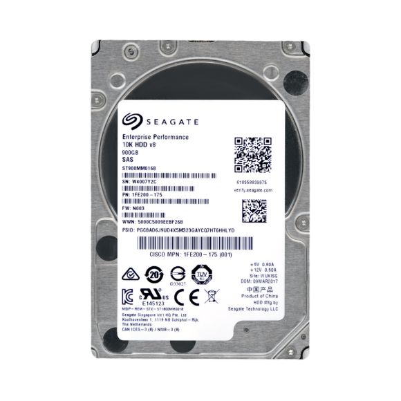 SEAGATE 900GB 10K 128MB SAS-3 2.5'' ST900MM0168