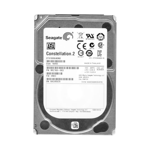 SEAGATE CONSTELLATION.2 1TB 7.2K 64MB SATA III 2.5'' ST91000640NS