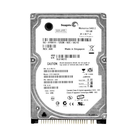 DELL 0Y6914 100GB 5.4k 8MB ATA 2.5'' ST9100823A