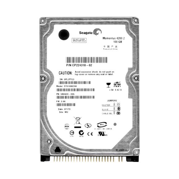 SEAGATE MOMENTUS 4200.2 120GB 4.2K 8MB ATA 2.5'' ST9100825A