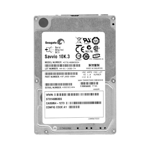 FUJITSU CA05954-1273 146 GB 10.000 RPM SAS 2.5 