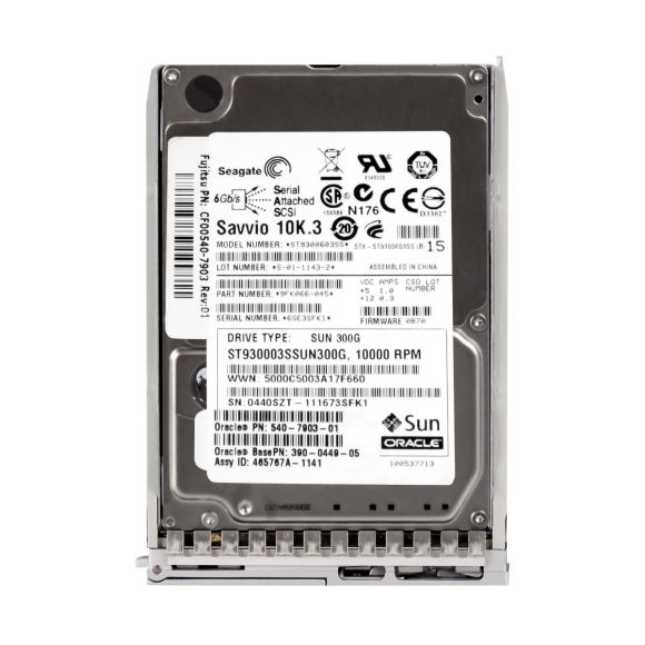 SUN 540-7903-01 300GB 10K 16MB SAS-2 2.5'' ST930003SSUN300G