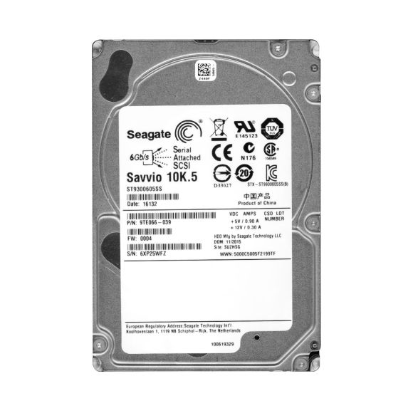 SEAGATE SAVVIO 10K.5 300GB 10K 64MB SAS-2 2.5'' ST9300605SS